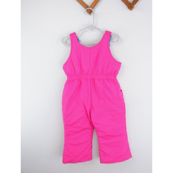 Vintage Gymboree pink overalls jumpsuit ski snowsuit, size small - Picture 10 of 15